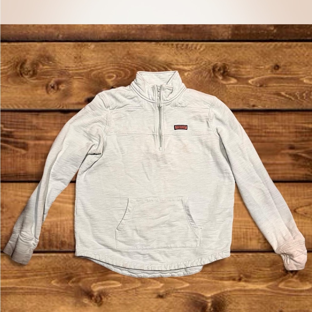 Vineyard Vines Light Blue Zip-Up Sweater